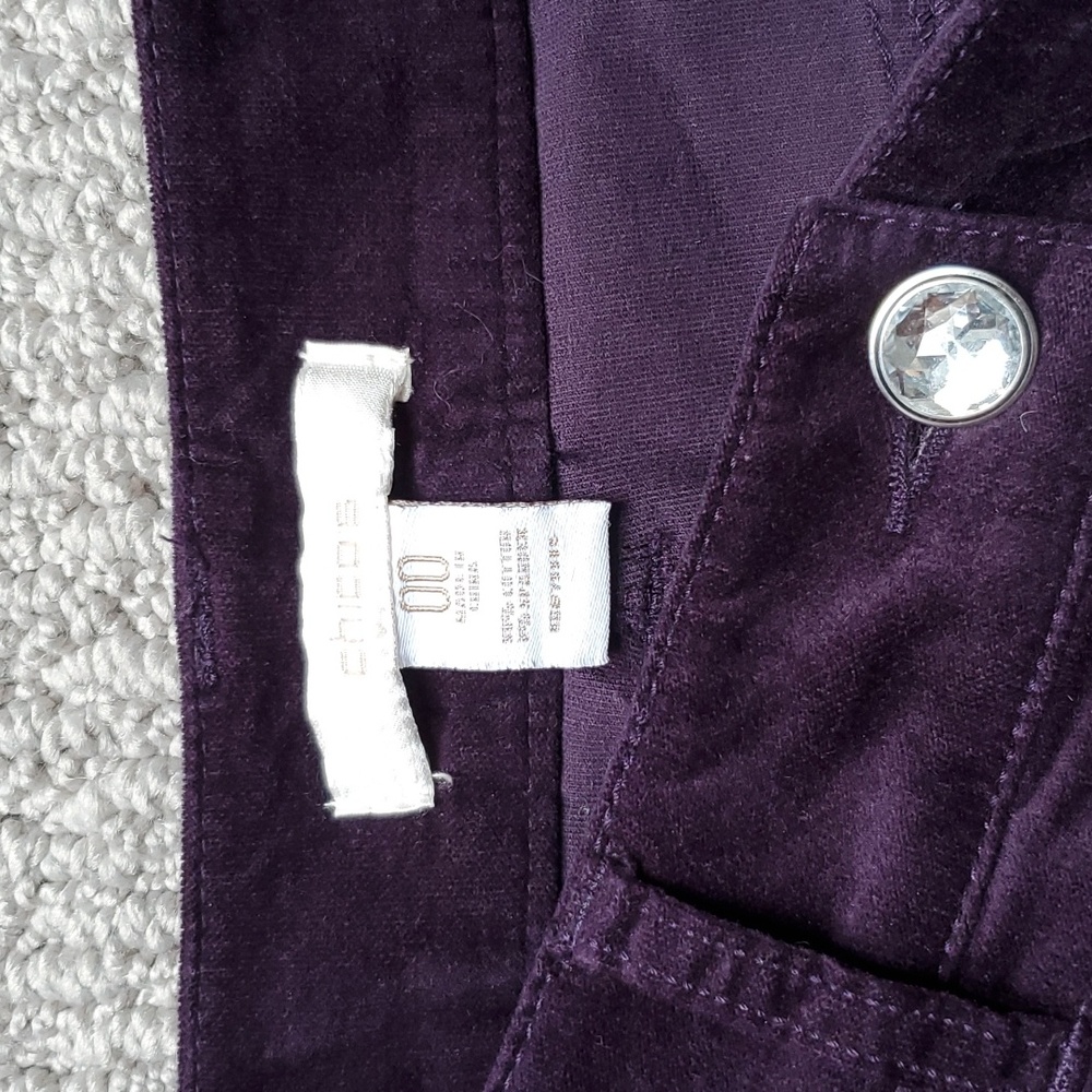 Chicos size 00 velvet pants. - Picture 2 of 4